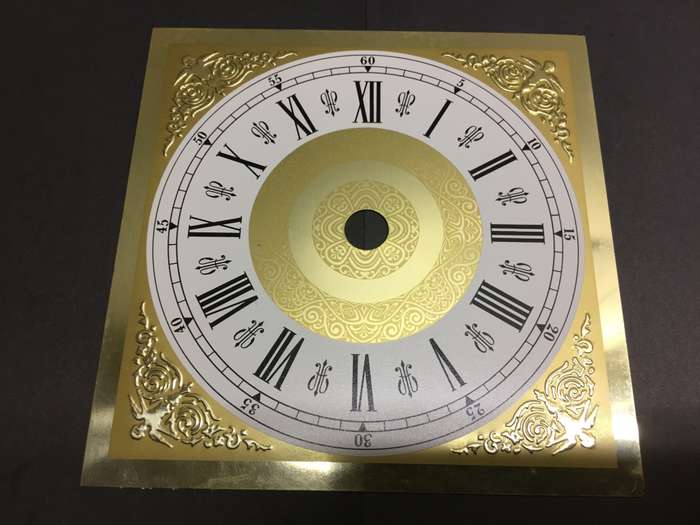 Clock dial - 112 x 112mm