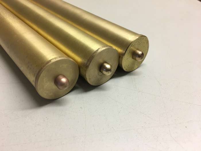 Clock weights -  brass outer shells