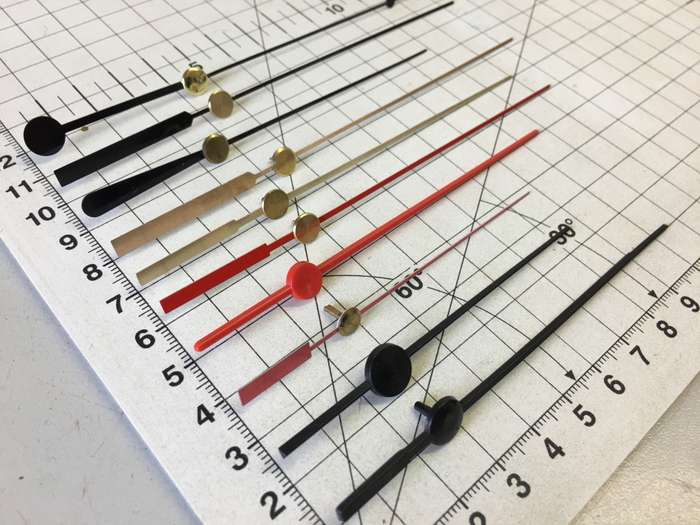 Seconds hands for quartz clock - 10 pieces - #2