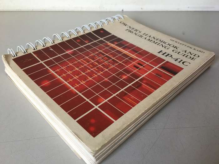 Hewlett Packard HP 41C - owners handbook & programing guide