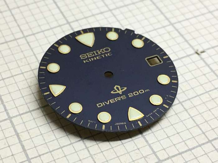 Seiko Kinetic dial