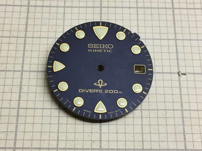 Seiko Kinetic dial