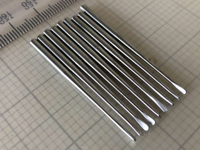 Watchmakers re-pivoting drill bits - 9 pieces