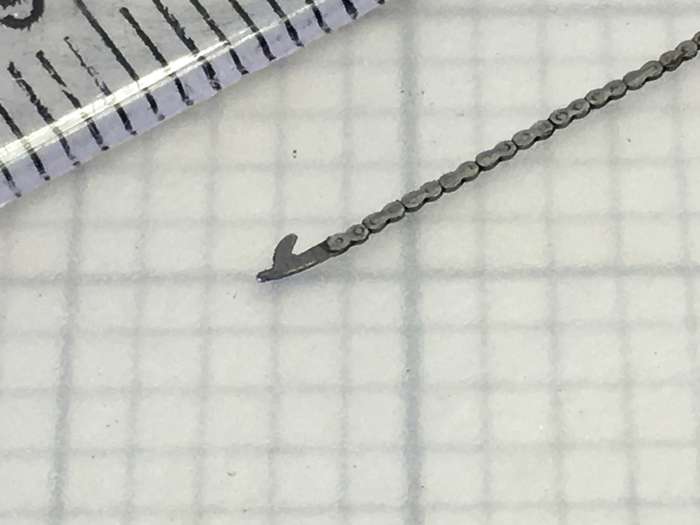 Chain for fusee pocket watch movement - 160mm