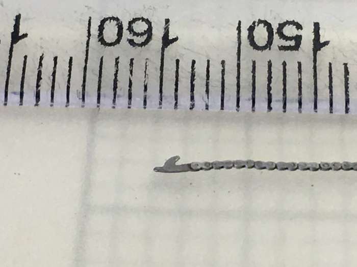 Chain for fusee pocket watch movement - 160mm
