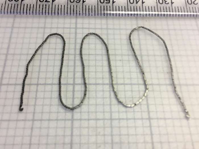 Chain for fusee pocket watch movement - 182mm