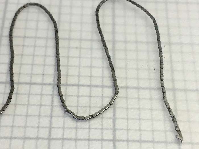 Chain for fusee pocket watch movement - 182mm