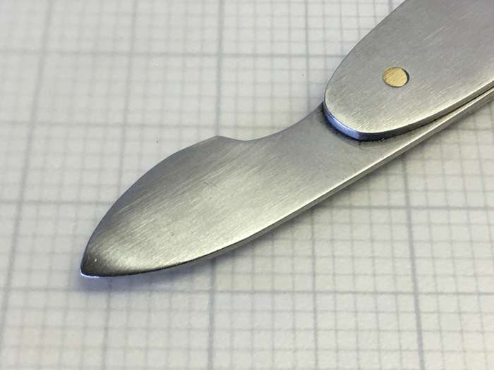 Watch case back opener knife