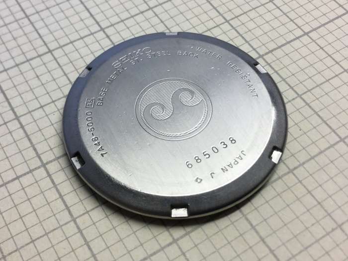 SEIKO 7A48 - 5000 case back