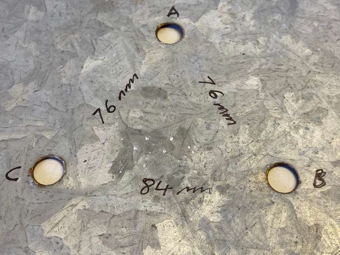 Large size clock dial - 303mm