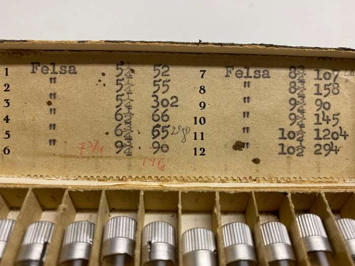 Assorted FELSA watch balance staffs