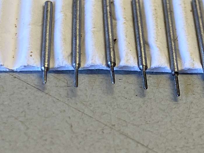 Watchmakers/jewelers micro size threading taps
