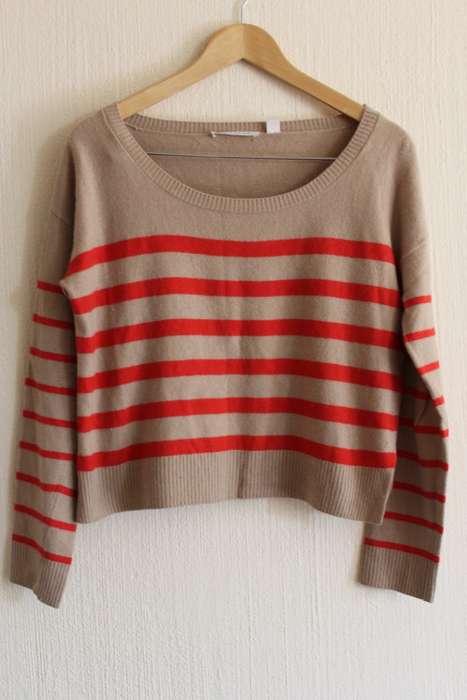 Orange and Beige Sweater by Trenery (Medium) See description
