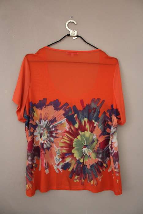 Orange Mesh Shirt (XL)