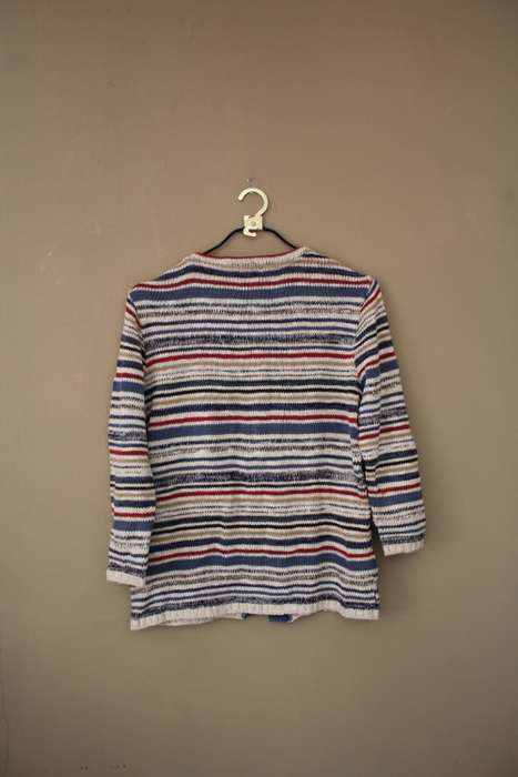 Vintage `Woolworths` Boho Knit Cardigan (Medium)