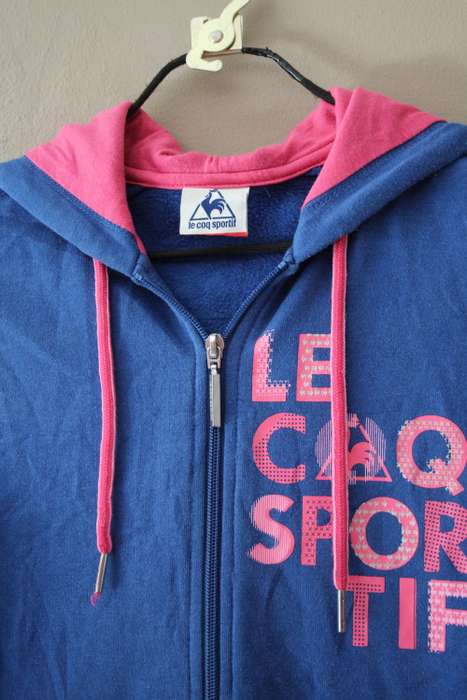 Le Coq Blue Hoodie (Small)