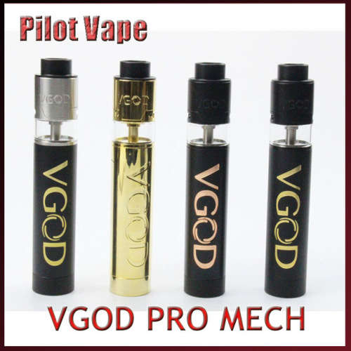 VGOD Pro Mech Mod With VGod TrickTank RDTA Kit INCLUDES BATTERY - GOLD