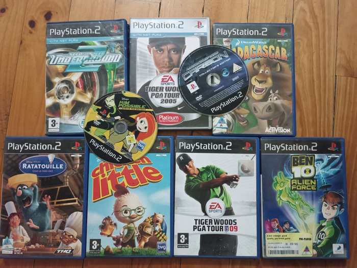 9 x Ps2 Games sold as is
