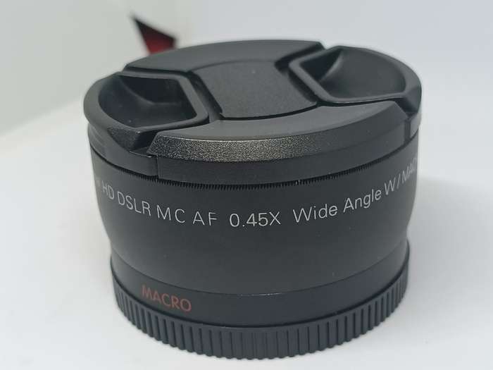 58mm Professional HD DSLR MC AF 0.45X WIDE ANGLE W/MACRO JAPAN OPTICS