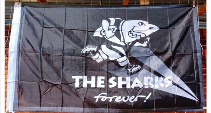 Sharks Polyester Flag/Banner (2000x1000mm)