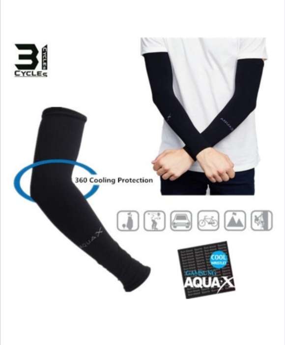 Aqua X-Cool Sleeves (White)