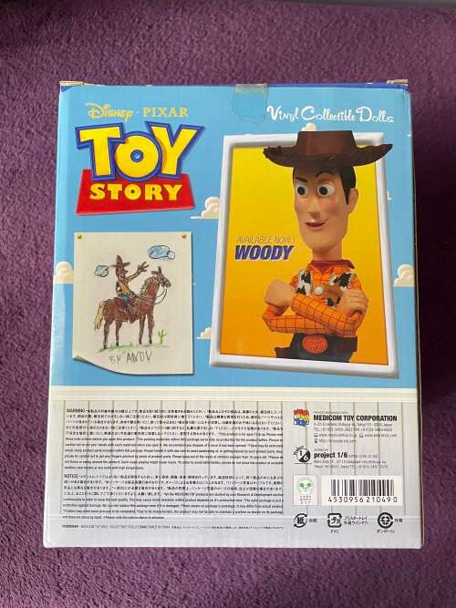 Disney Pixar Toy Story Buzz Lightyear Vinyl Collectible Doll Medicom Toy