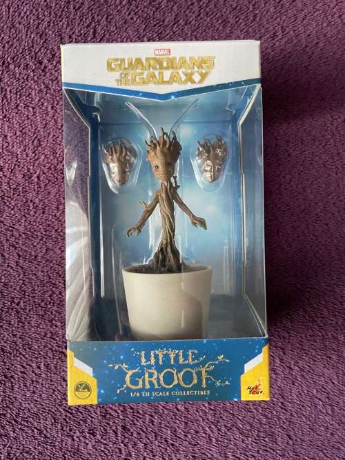Hot Toys Guardians of the Galaxy Little Groot 1/4th Scale Collectible New Unopened