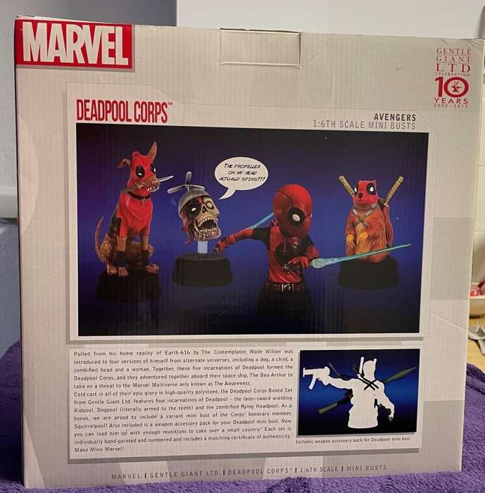 Gentle Giant Studios Deadpool Corps Mini Bust Boxed Set - - 547/630 Limited
