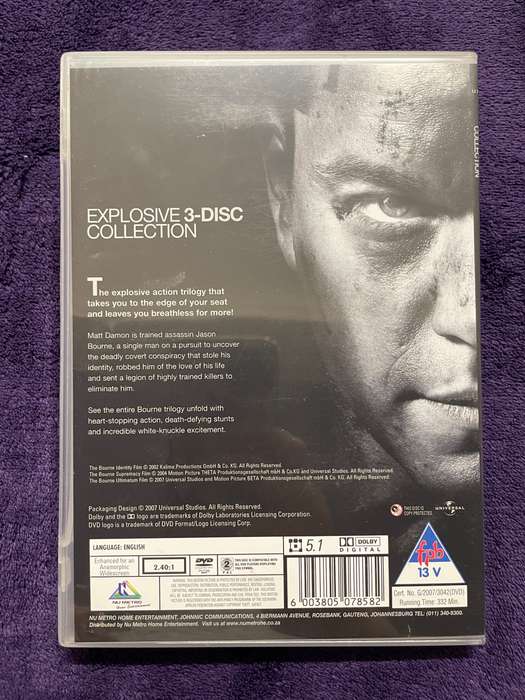Movie Mix The Ultimate Bourne Collection DVD