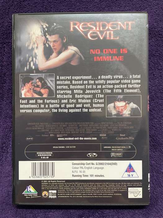 Movie Mix Resident Evil Set