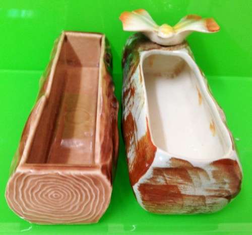 2 ASSORTED CERAMIC VASE  1 WADE England LOOK At My BUY NOW LISTINGS NO WAITING