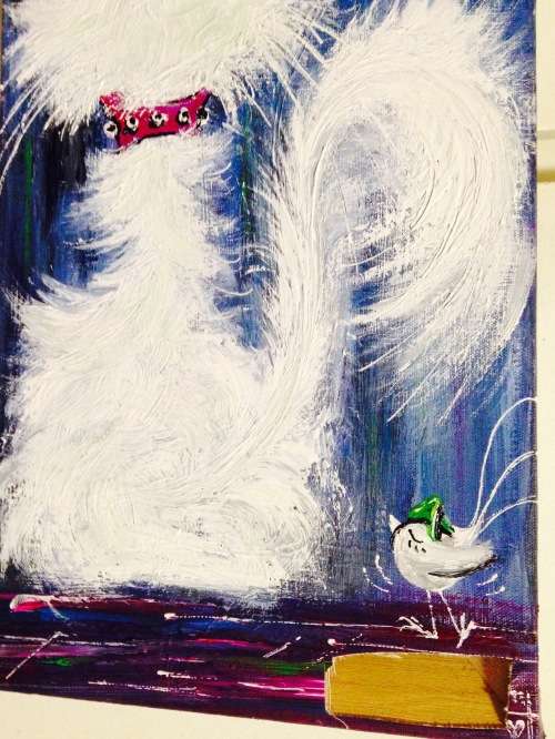 Cat Painting - FAB Colours PRETTY LOOK At My BUY NOW LISTINGS NO WAITING
