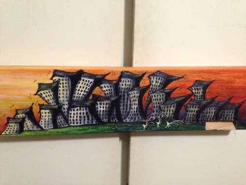 Urban Flats Building Painting FAB Colour Humorous