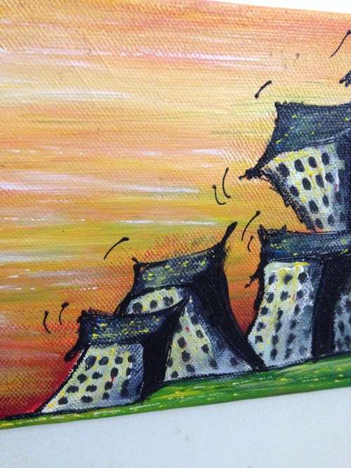 Urban Flats Building Painting FAB Colour Humorous