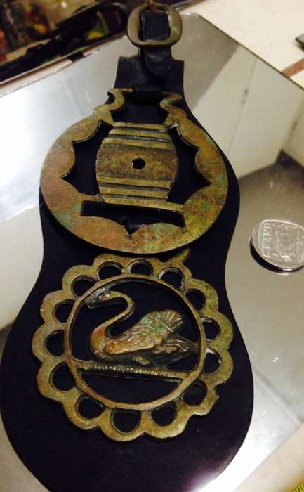Leather strap with horses chest Brasses on  GREAT COUNTRY HOME DECOR LooKatMyBUY NOWitemsNO WAITING