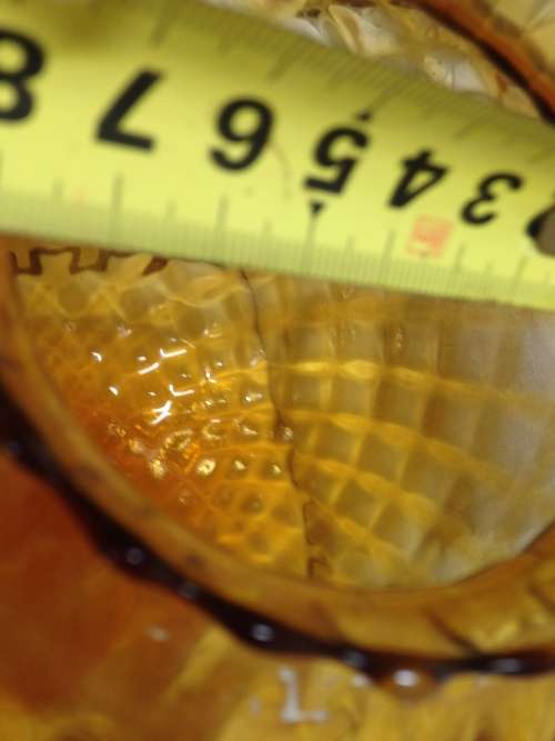 Circa1950/60s Large Amber Glass Hanging Globe Ball Shade LooK at All My Buy Now Listings No Waiting