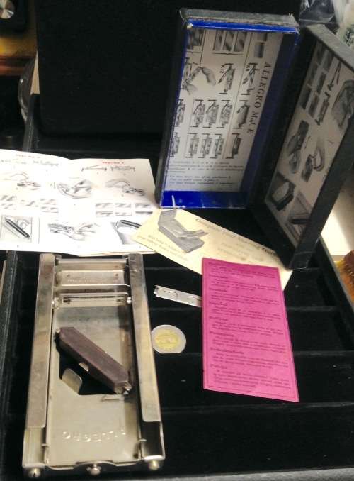ALLEGRO`boxed Razor Blades Sharpener Not Tested LOOK At my BUY NOW listings NO WAITING