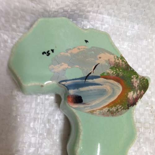 Vase+Frog - Vase Shape of  Africa+ Pottery Ceramic frog Lovely vintage collectibles