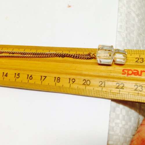 Modern Pendant on Gold tone Chain LOOK At My BUY NOW listings NO WAITING