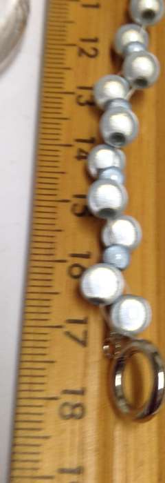 Bracelet good amount small blue synthetic blue round beads