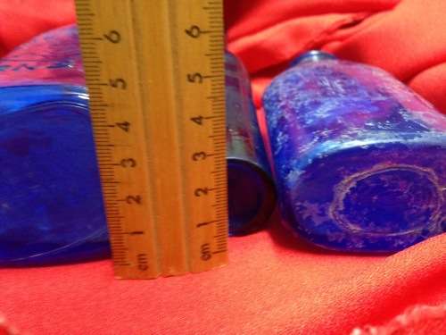 TrioDumpDigBottleGlassCOBOLT2embossedMagnesiaScript1BurstToP*L@@KatMy BUY NOW listings NO WAITING