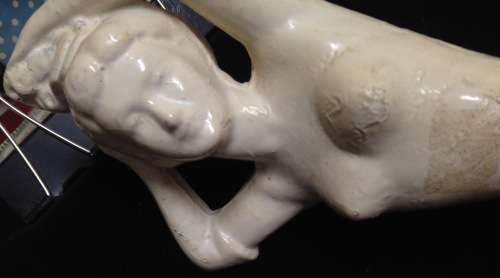 Art Deco Ceramic Lady Figurine LOOK At All My BUY NOW LISTINGS NO WAITING