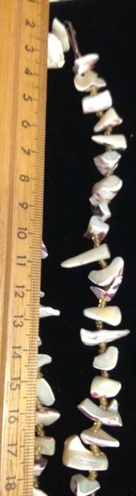 Coral choker  NECKLACE ` ORGANIC ` CHUNKY SOLID Chips -Pretty