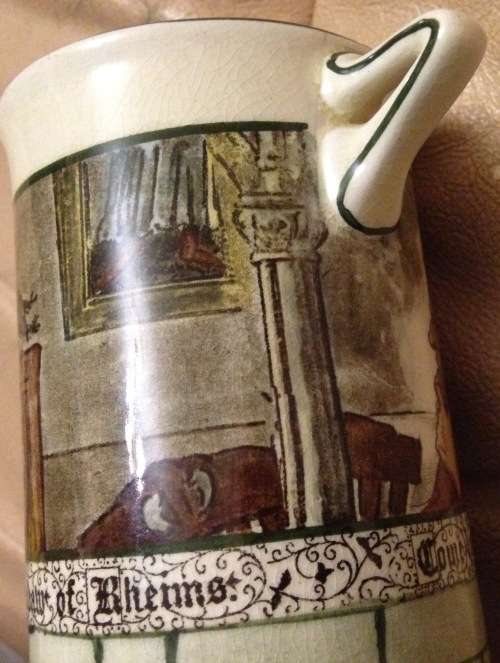 Royal Doulton Vase ceramic circa 1930 series ware`The Jackdaw Of Rheims`