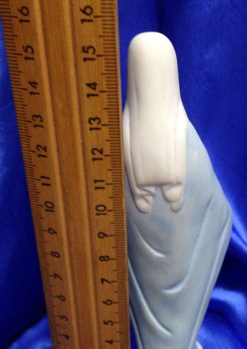 2  Madonna Icon figurine ceramic 1 full figure 1 Bust LOOK At My BUY NOW LISTINGS NO WAITING