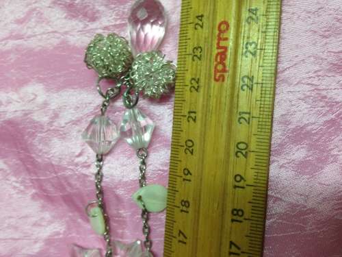 Necklace -Charms Chain Acrylic beads LOOK at my BUY NOW NO WAITING