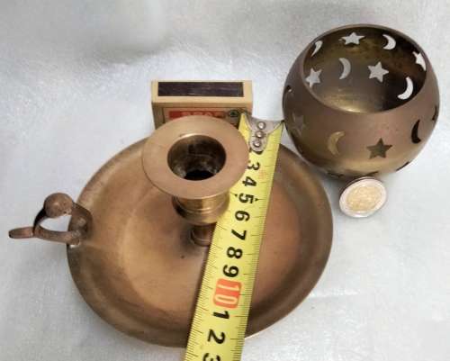 2Candle holderChamber stick handle+1 round cut out stars+moon LOOK at My BUY NOW listings NO WAITING