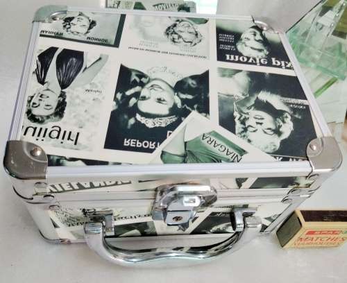 Aluminium small case mirror inside LOOK At My BUY NOW LISTINGS NO WAITING
