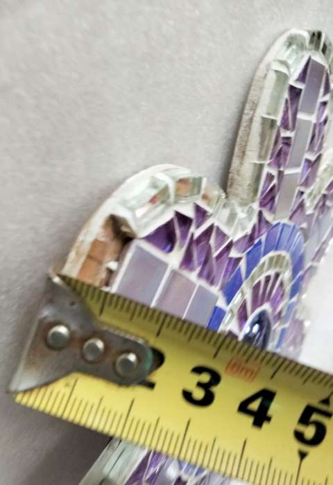 Mirror Mosaic 2 Flowers Hanging  Look at My BUY NOW Listings*No WAITING