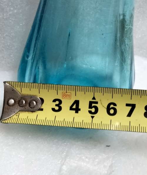 Vase 5 finger SWUNG Art Glass hand blown has air bubbles Look at my Buy Now listings No Waiting
